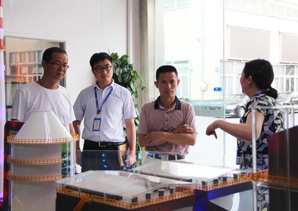 省固废处领导来我司参观考察